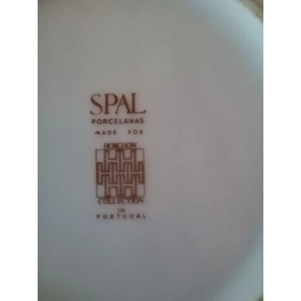SPAL Made for Horchow White Butter Food Dish & Lid Portugal Porcelain Round